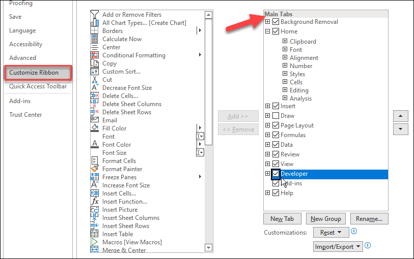 Insérer une case à cocher dans Microsoft Excel