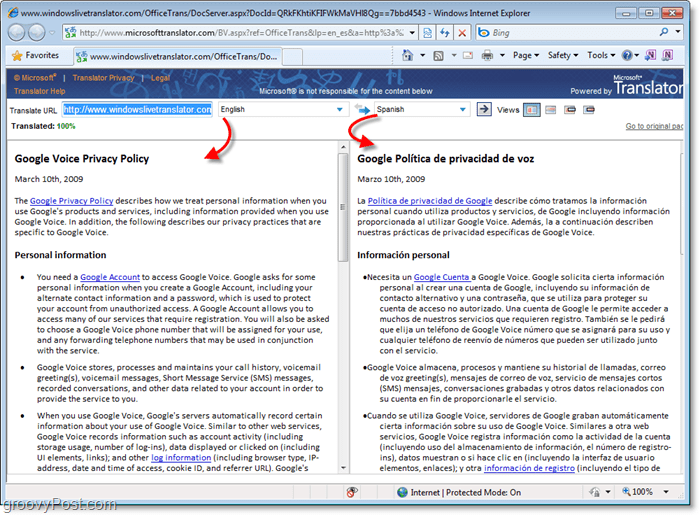 Comment traduire du texte dans des documents Microsoft Office 2010
