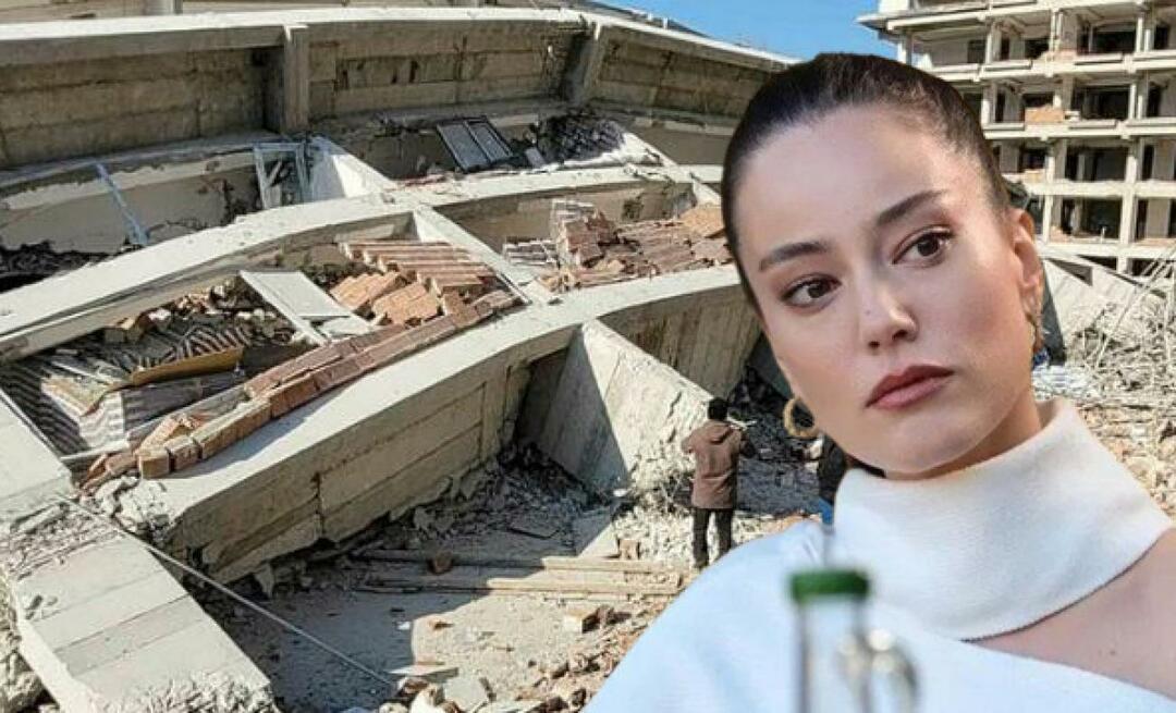 Un post émouvant de Pelin Akil après le tremblement de terre! "Je ne vois pas le bon"