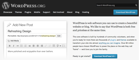 org wordpress