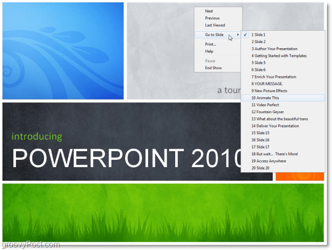 présentations PowerPoint 2010 ouvertes sans PowerPoint