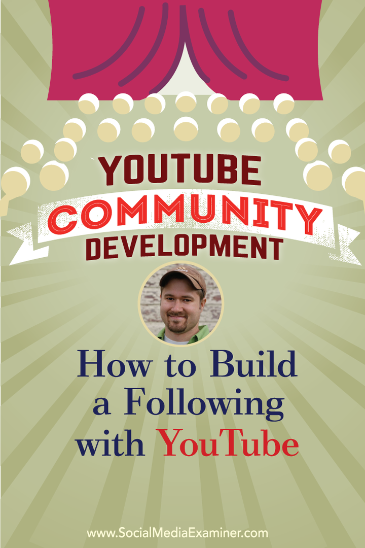 Développement de la communauté YouTube: Comment créer une suite avec YouTube: examinateur de médias sociaux