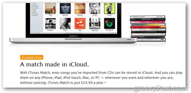 iTunes Match pour la musique