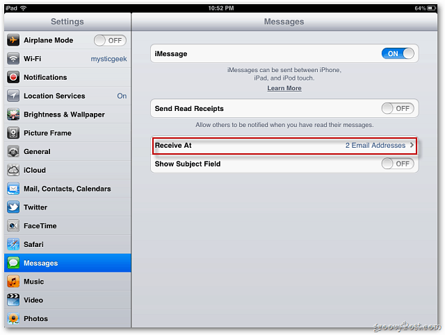 Apple iOS 5: garder les iMessages synchronisés entre iPhone et iPad