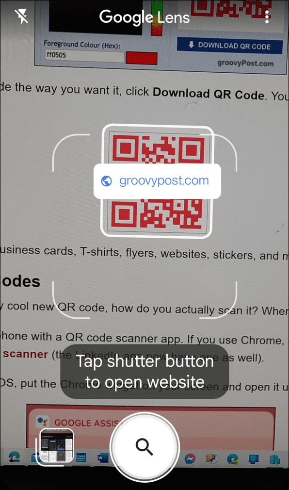 Scannez les codes QR sur Android