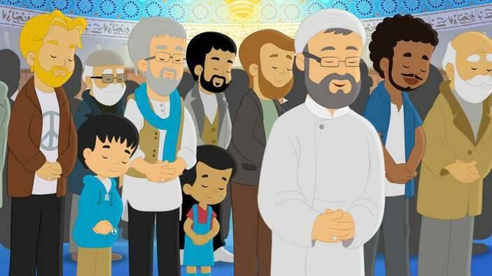 Scènes du premier épisode de l'animation Ramadan Moon