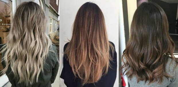 2018 nouvelle tendance capillaire cheveux chatoyants avec sombre