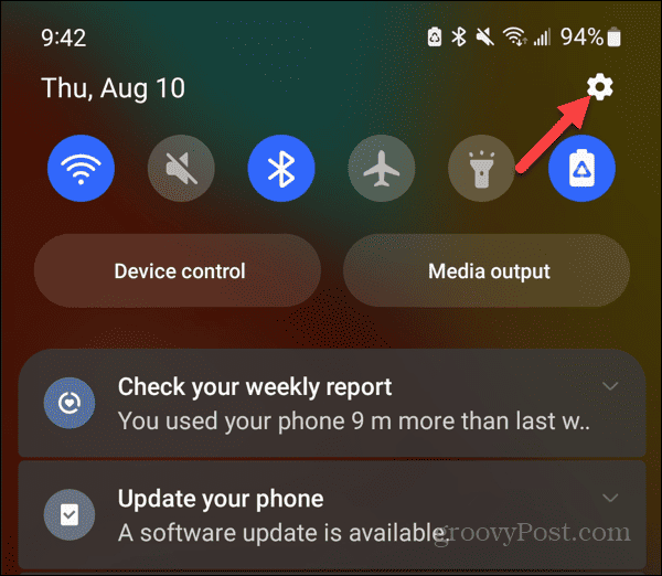 Arrêtez les notifications Android