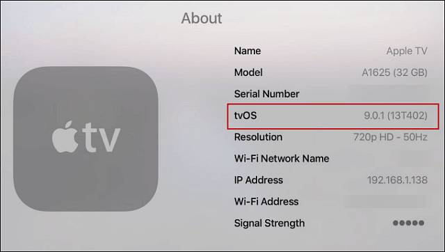 6 À propos de l'Apple TV