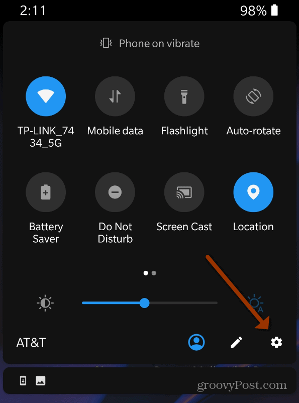 Paramètres Android de l'horloge 24 heures