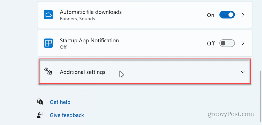 Désactiver les notifications de conseils et de suggestions de Windows 11