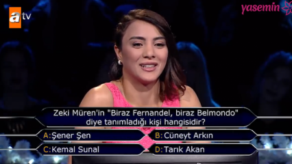 Sabriye Şengül a laissé une marque sur Who Wants to Be a Millionaire