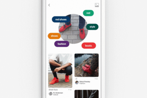 Le nouvel outil de découverte visuelle de Pinterest, Lens, utilise l'appareil photo de votre téléphone pour prendre une photo d'un objet et rechercher sur Pinterest des éléments connexes susceptibles de vous intéresser. 