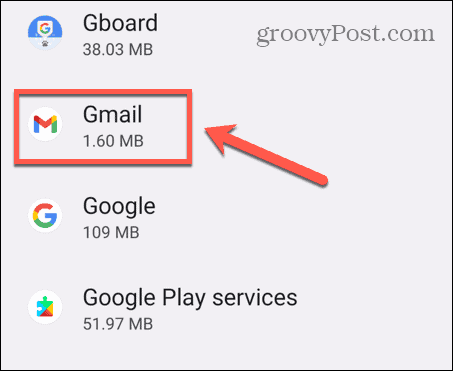 application android gmail