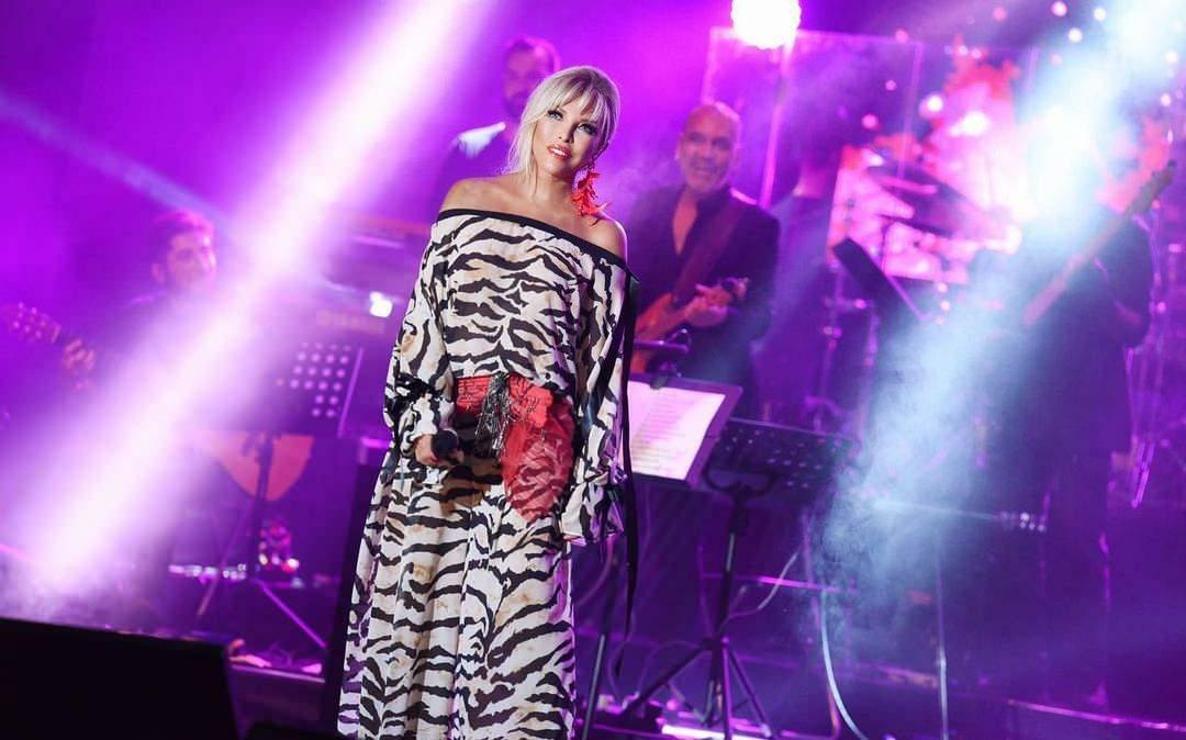 Du concert d'Ajda Pekkan à Antalya