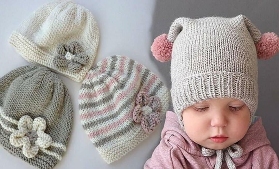Comment faire le plus beau bonnet bébé en tricot? Les modèles de bonnets en tricot 2022 les plus stylés et les plus faciles