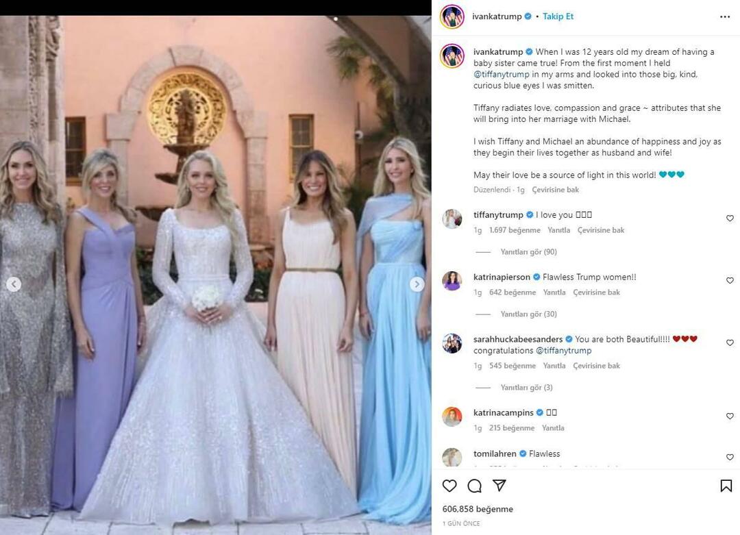 Photo de famille mouvementée d'Ivanka Trump! Il a coupé le nom et l'a partagé