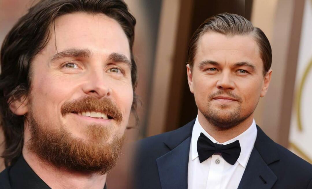 Incroyable confession de Leonardo DiCaprio de Christian Bale! "Je le dois à son refus"