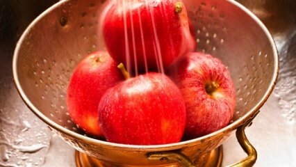 Les pommes doivent-elles être lavées et consommées?
