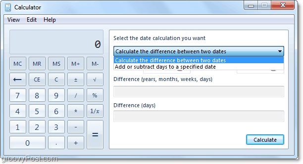 estimation des dates exactes à l'aide de Windows 7