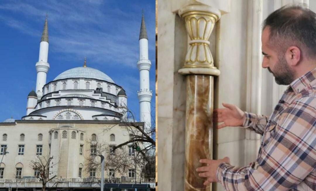 La mosquée Izzet Pacha à Elazig n'a pas été touchée par 3 tremblements de terre grâce à ses colonnes d'équilibre !