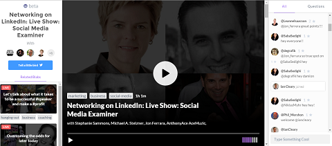 Podcast LinkedIn sur Blab