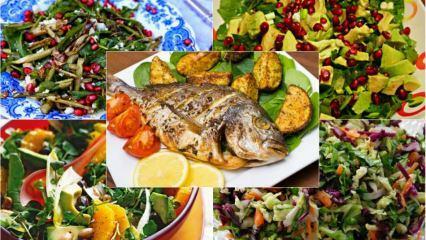 Les recettes de salades les plus faciles qui vont bien avec le poisson! 5 recettes de salades qui conviennent le mieux au poisson