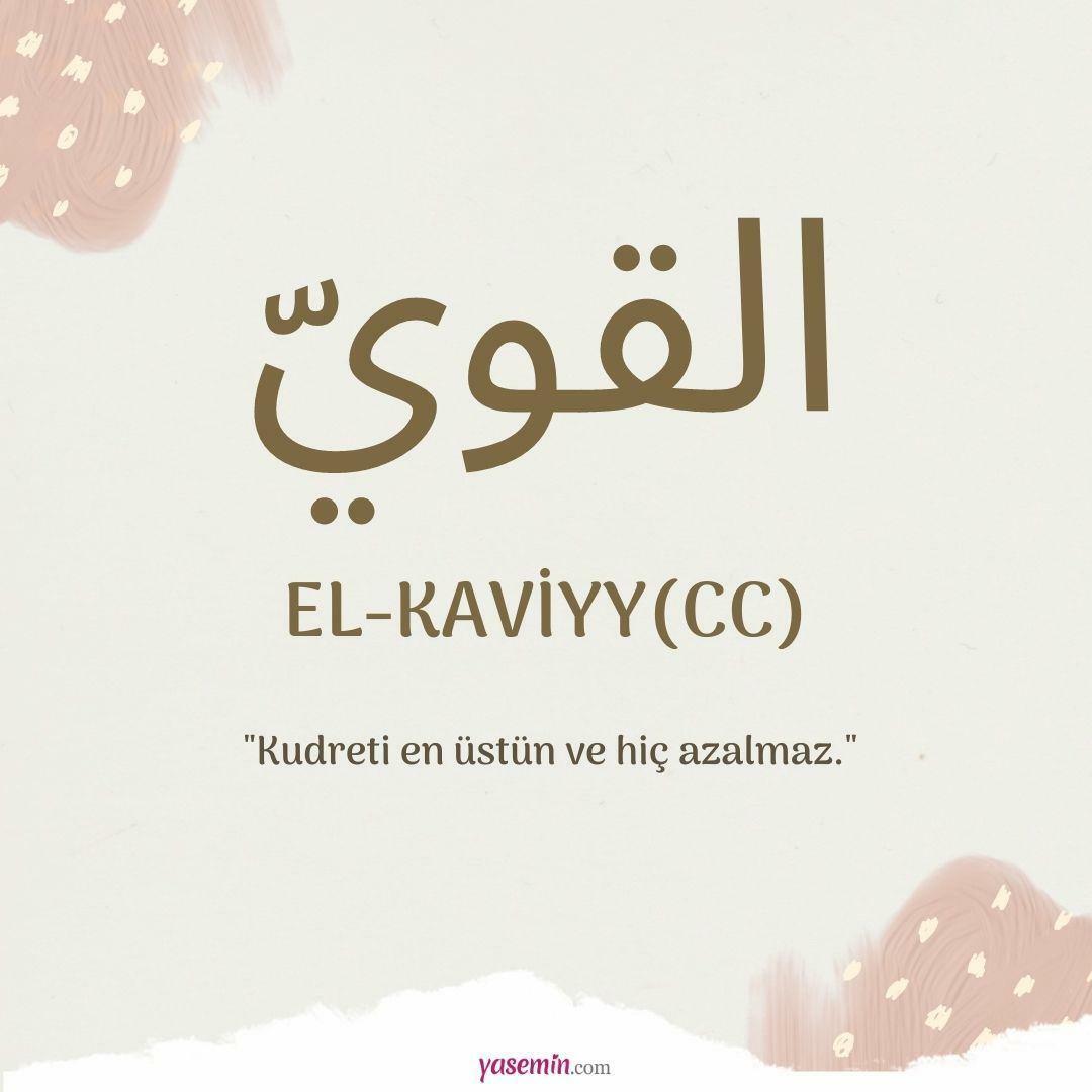 Que signifie al-Kaviyy (cc) ?