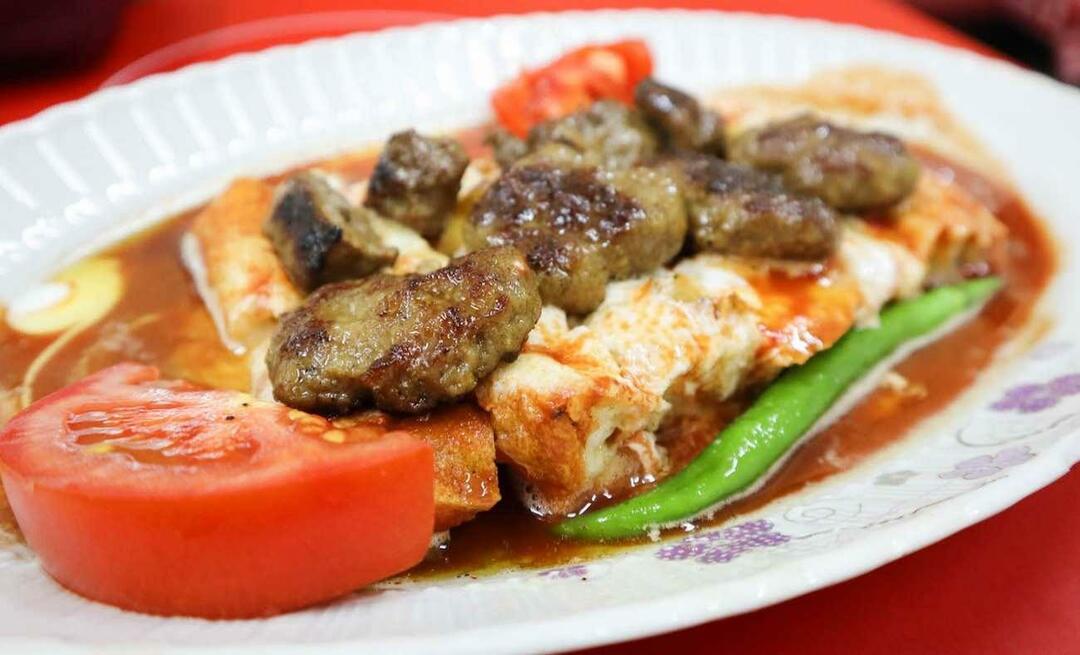 Comment faire le kebab balaban d'Eskisehir? La meilleure recette de boulettes de viande aigre-douce