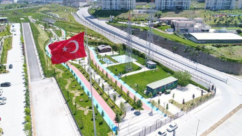 Image du jardin Ayazma Millet sur le site officiel de la municipalité de Başakşehir