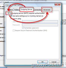 Configurer Outlook 2007 pour un compte GMAIL IMAP