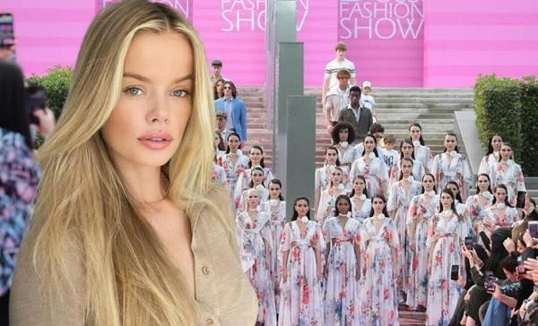 Le mannequin de renommée mondiale Frida Aasen, qui montera sur le podium à Antalya, n'a pas rompu la tradition! "Bonjour Turquie"