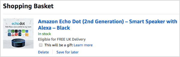 Echo Dot d'Amazon était l'un des meilleurs vendeurs pour Noël 2017.