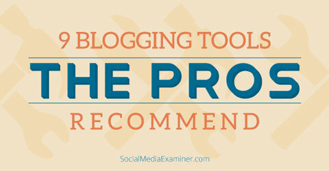9 conseils de blogs de pros
