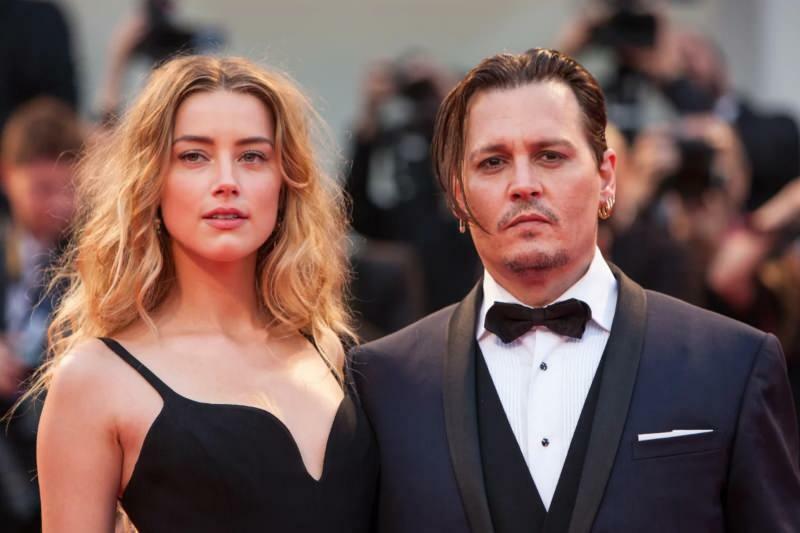 Johnny Depp et son ex-femme Amber Heard