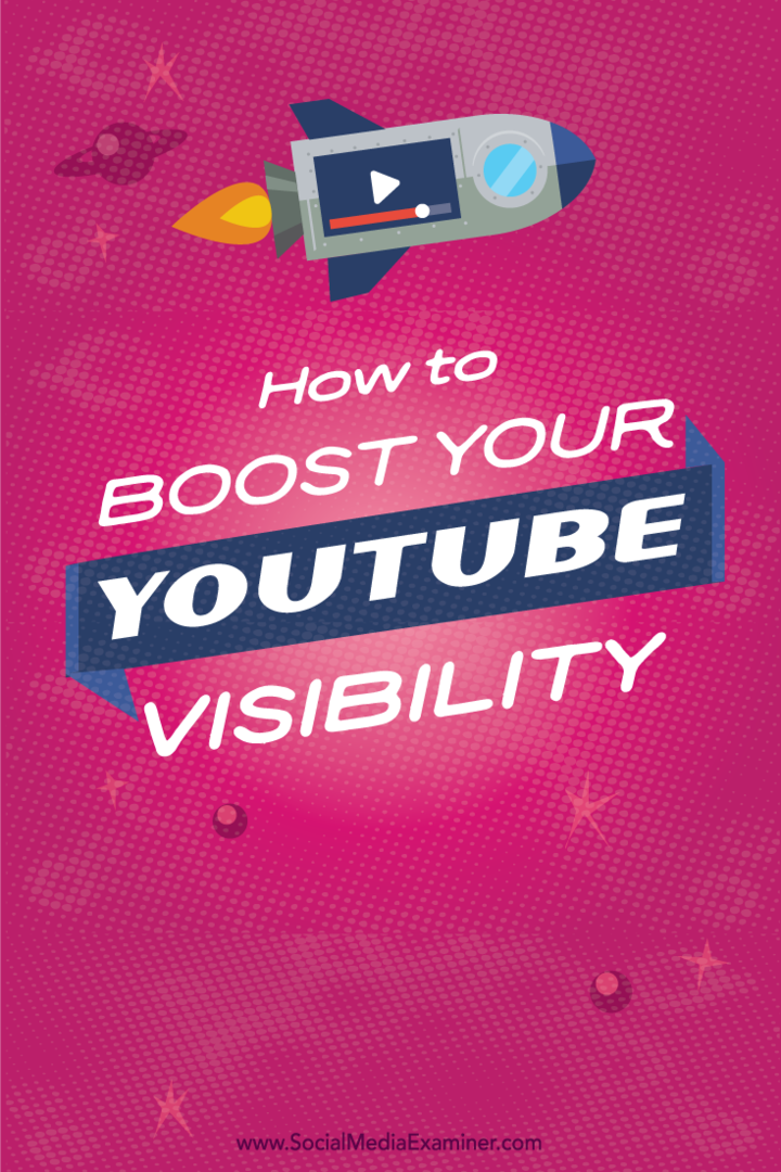comment augmenter la visibilité sur youtube