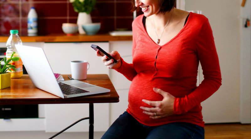 Quand commence la ligne ombilicale pendant la grossesse?