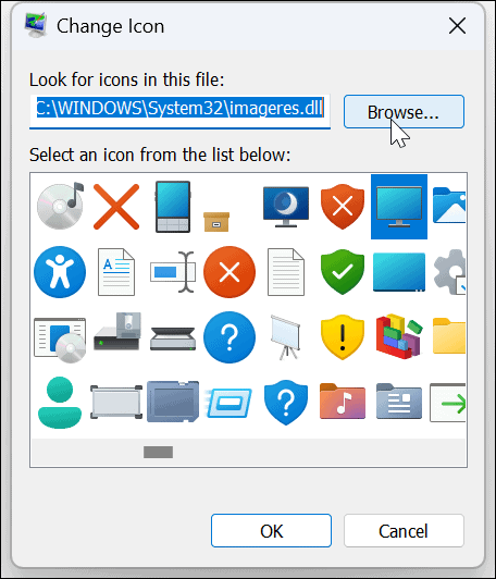 Personnaliser les icônes du système Windows 11