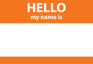 Un processus en 7 étapes pour créer des vidéos marketing qui fonctionnent, avec un badge photo portant la mention «Bonjour, je m'appelle…»
