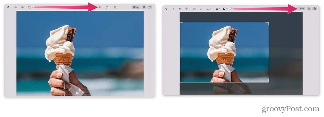 Comment recadrer une capture d'écran sur Mac