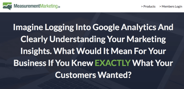 Le marketing de mesure est dédié à rendre Google Analytics plus accessible aux masses.