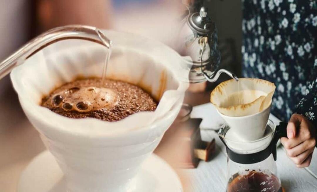 Comment préparer le café filtre le plus simple? Conseils pour préparer du café filtre