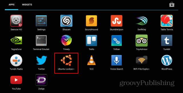 Icône Ubuntu Lockscreen