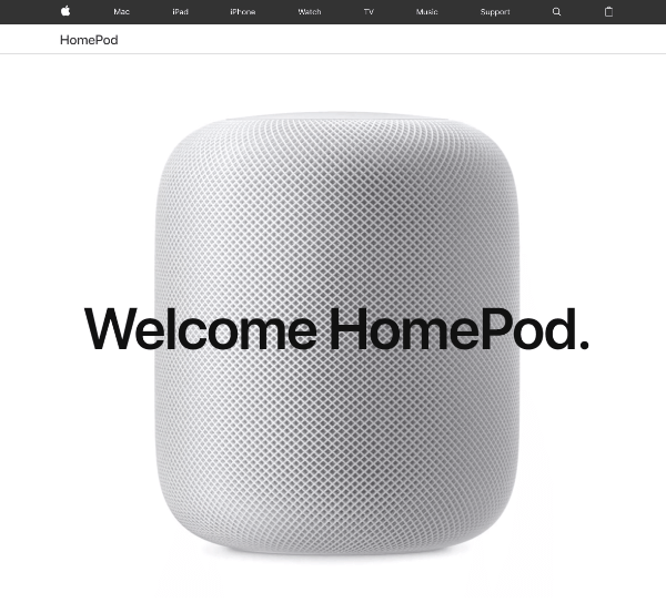 Apple dévoile un nouveau haut-parleur HomePod, contrôlé par une interaction vocale naturelle avec Siri.