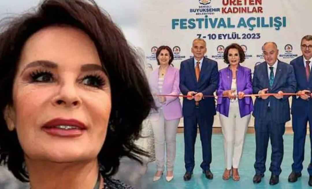 Ouverture avec Hülya Koçyiğit! Au festival des femmes productives de la municipalité métropolitaine de Denizli...