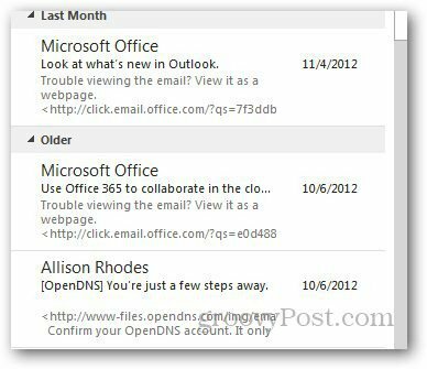 Aperçu des messages Outlook 5