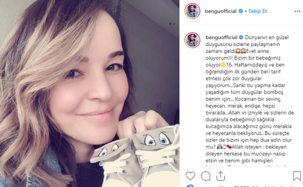 La chanteuse Bengü a annoncé qu'elle était enceinte!