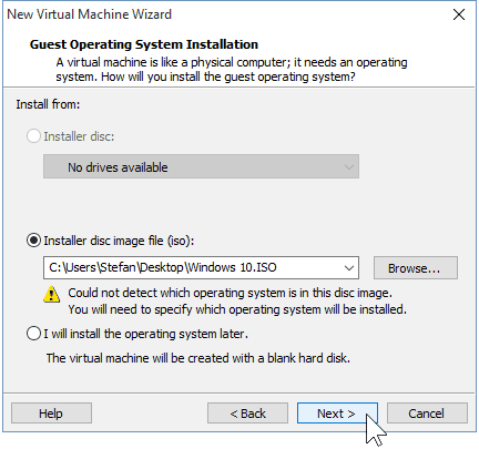 03 Fichier d'installation ISO Windows 10