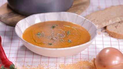Comment faire une soupe tarhana avec de la viande hachée? Recette de soupe de tarhana moulue curative et très savoureuse