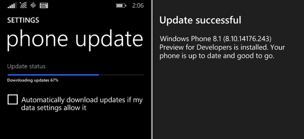 Microsoft met à jour Windows Phone 8.1 pour les développeurs